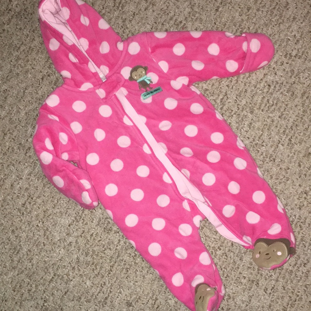 Carter's Just one you pink snowsuit 6m
